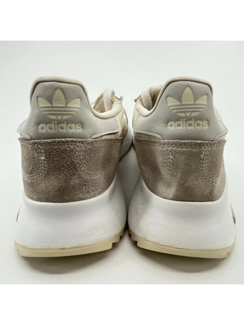 Adidas Retropy F2 Mens Size 9.5 Chalk White Gray Athletic Running Shoes Sneakers_9